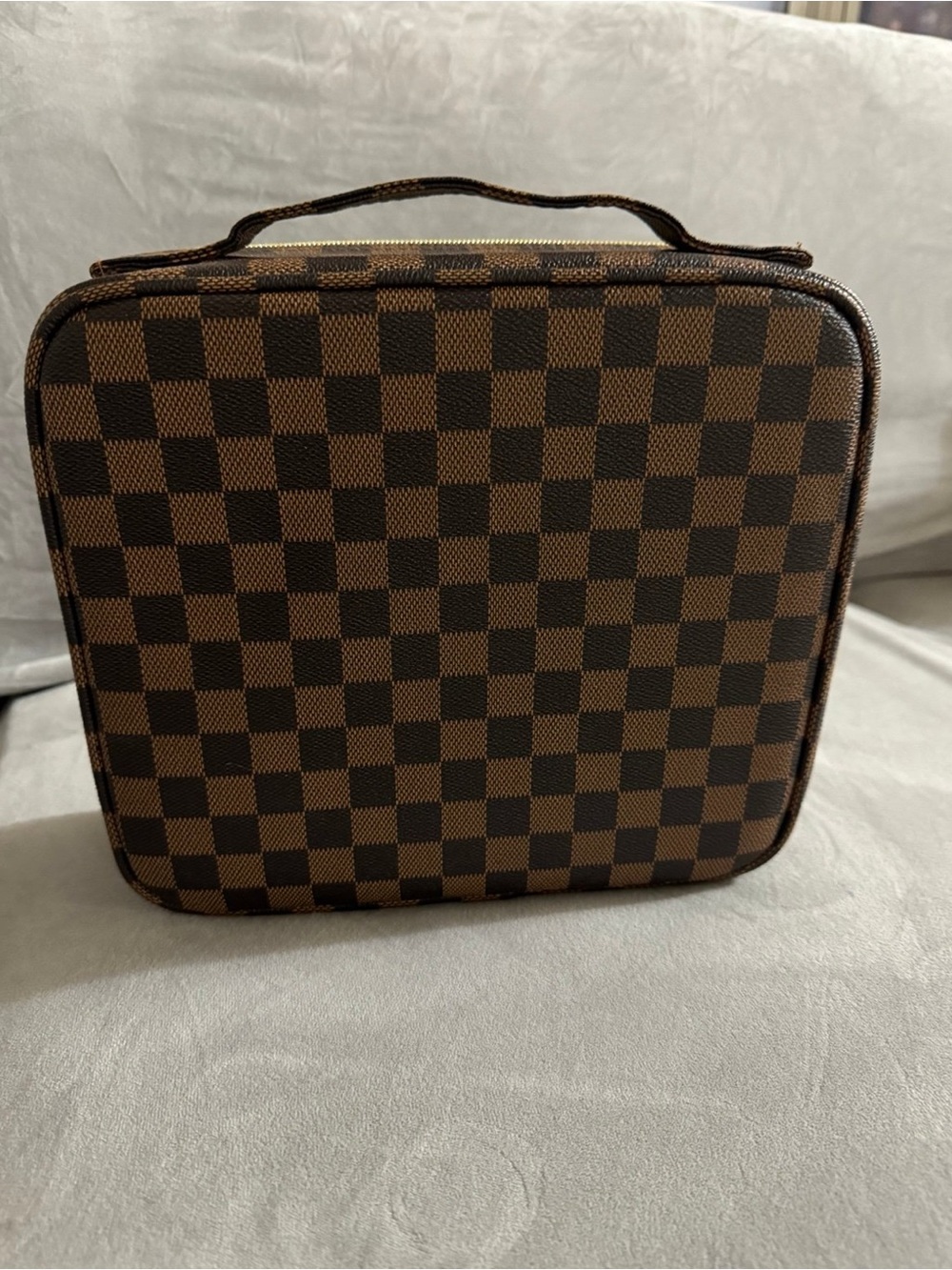 Travel toiletries cosmetic bag case